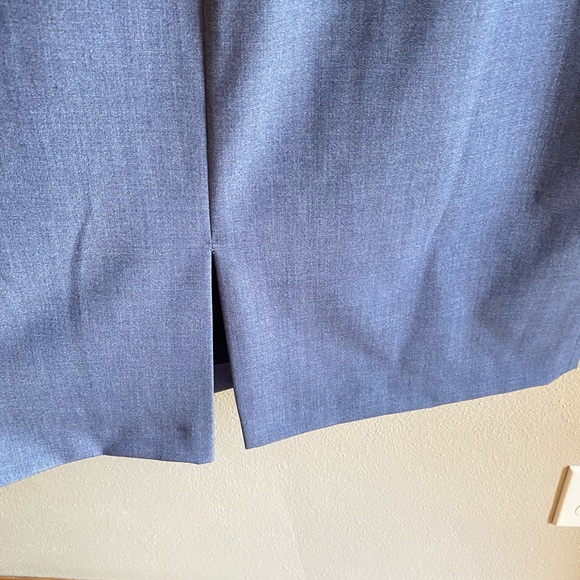 Alex Marie Sheath Denim Chambray Square Neck Business Casual Dress- NWT - Picture 7 of 9